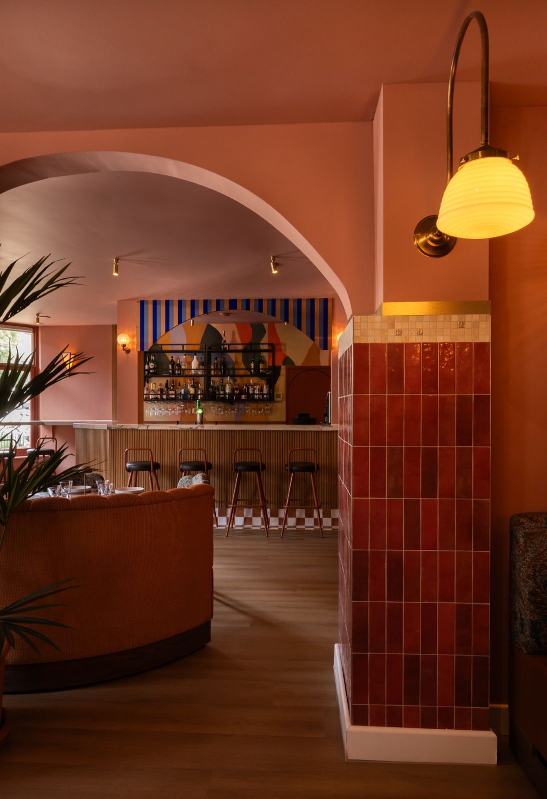 Pind Punjabi bar through the arch