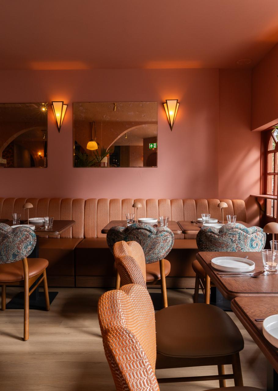 Pind Punjabi banquette seating